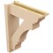 Ekena Millwork 5 1/2-in W x 16-in D x 20-in H Balboa Trad Rough Cedar Woodgrain TimberThane Outlooker, Primed Tan OUTUR055X16X20BOA04RCPR - alternate 4